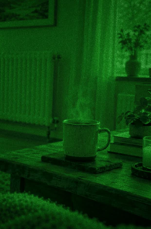 Night — visión nocturna de fósforo verde